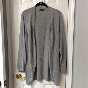 Torrid light gray cardigan